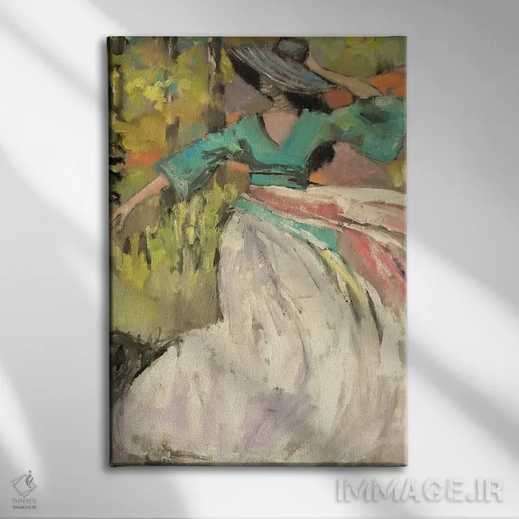 تابلو دکوراتیو باد وزیده اثر مری پرت - نمای روبهرو روی دیوار