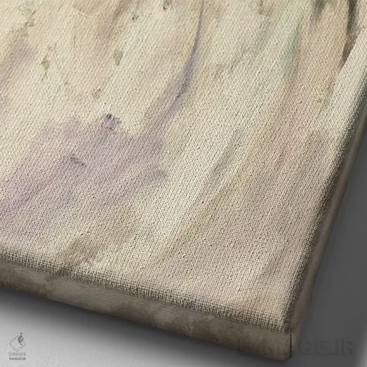 تابلو دکوراتیو باد وزیده اثر مری پرت - نمای نزدیک بافت بوم