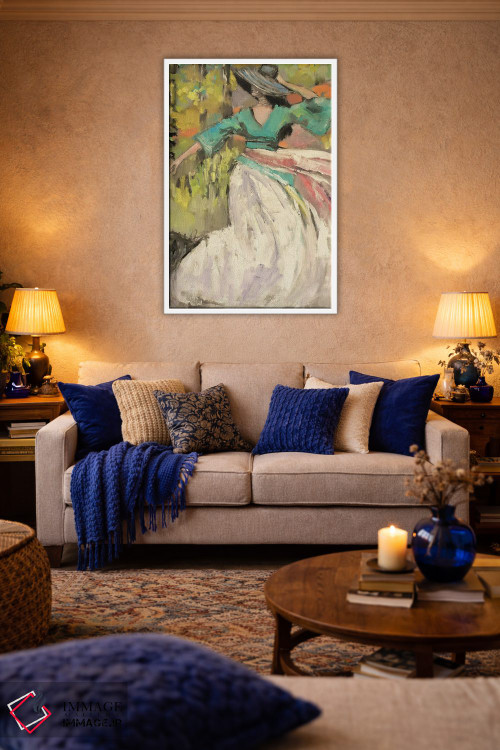 تابلو دکوراتیو باد وزیده اثر مری پرت - D2W