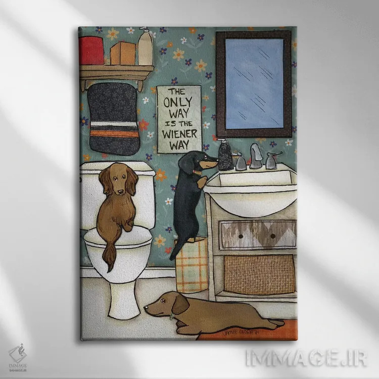 تابلو دکوراتیو تنها راه اثر جیمی موراث - نمای روبهرو روی دیوار