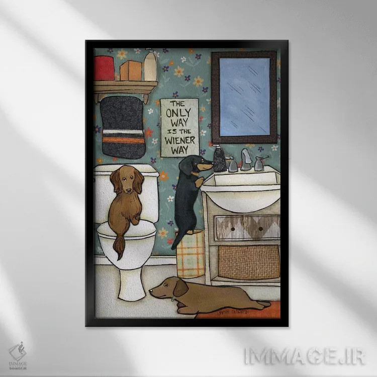 تابلو دکوراتیو تنها راه اثر جیمی موراث - نمای قابدار مشکی