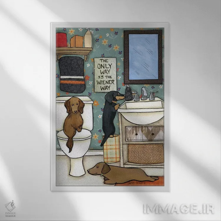 تابلو دکوراتیو تنها راه اثر جیمی موراث - نمای قابدار سفید