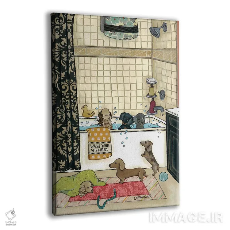 تابلو دکوراتیو وینرهایت را بشوی اثر جیمی موراث - نمای پرسپکتیو محصول