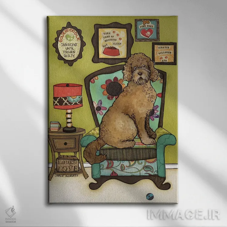 تابلو دکوراتیو تا زمانی که اثبات نشود گناهکار نیستی اثر جیمی موراث - نمای روبهرو روی دیوار