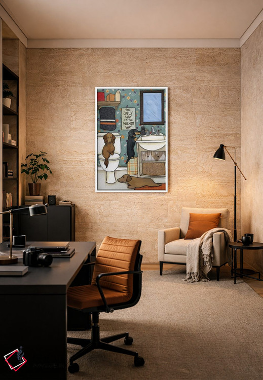 تابلو دکوراتیو تنها راه اثر جیمی موراث - D6W