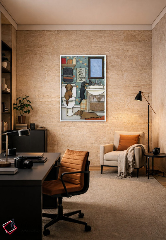 تابلو دکوراتیو تنها راه اثر جیمی موراث - D6W