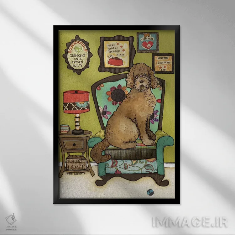 تابلو دکوراتیو تا زمانی که اثبات نشود گناهکار نیستی اثر جیمی موراث - نمای قابدار مشکی