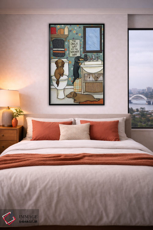 تابلو دکوراتیو تنها راه اثر جیمی موراث - D5B