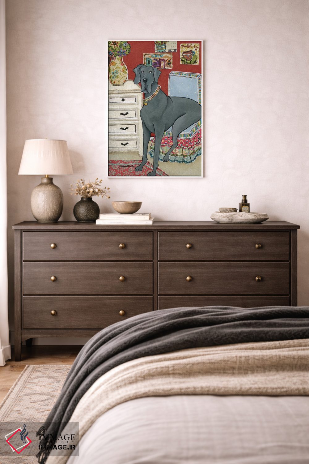 تابلو دکوراتیو بزرگ تر از یک فنجان چای اثر جیمی موراث - D2W