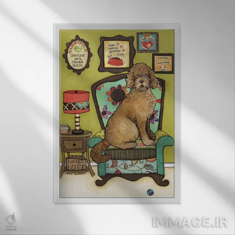 تابلو دکوراتیو تا زمانی که اثبات نشود گناهکار نیستی اثر جیمی موراث - نمای قابدار سفید