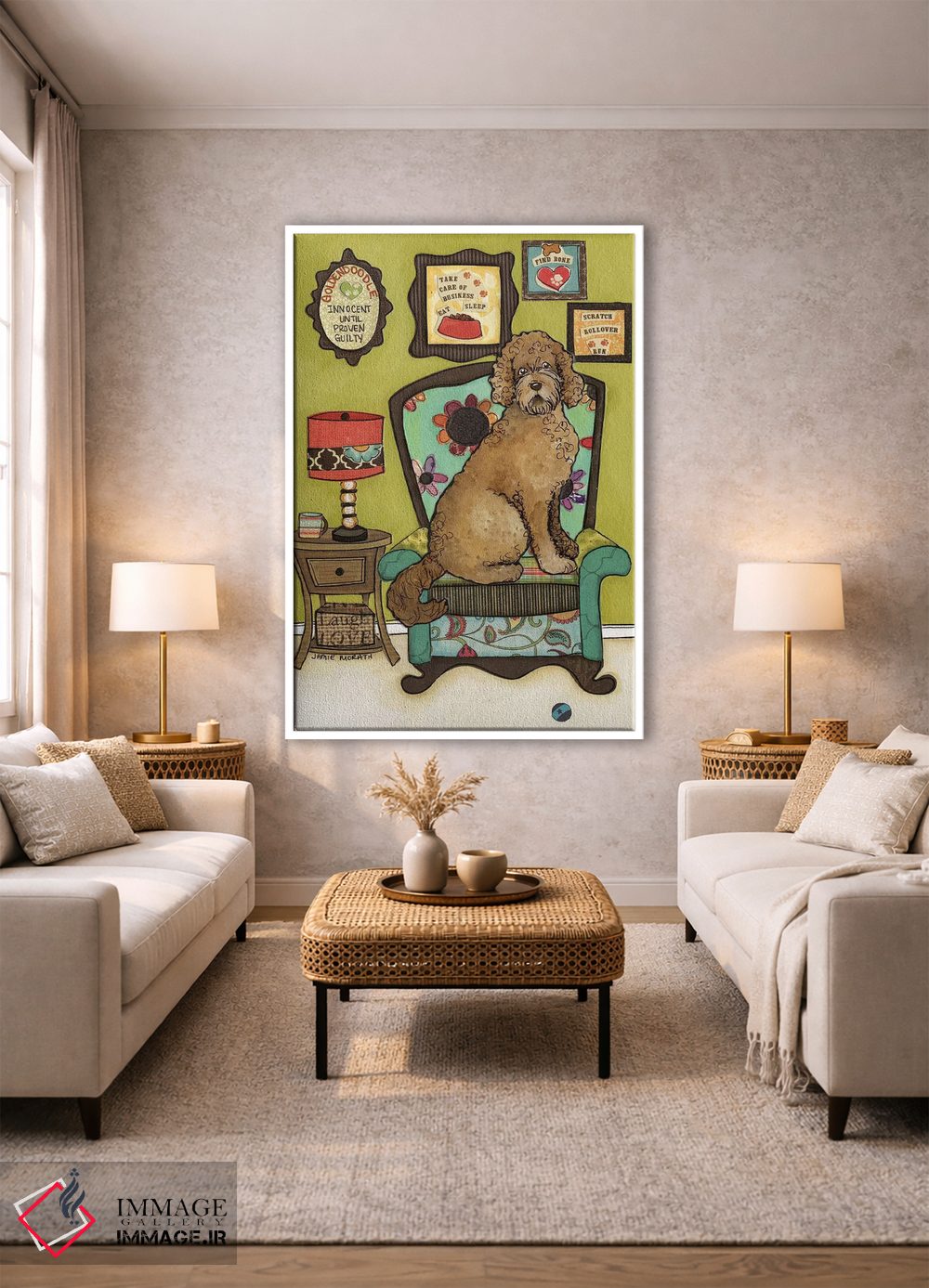 تابلو دکوراتیو تا زمانی که اثبات نشود گناهکار نیستی اثر جیمی موراث - D1W