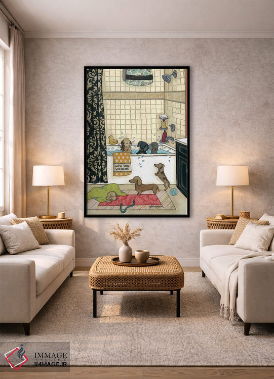 تابلو دکوراتیو وینرهایت را بشوی اثر جیمی موراث - D1B