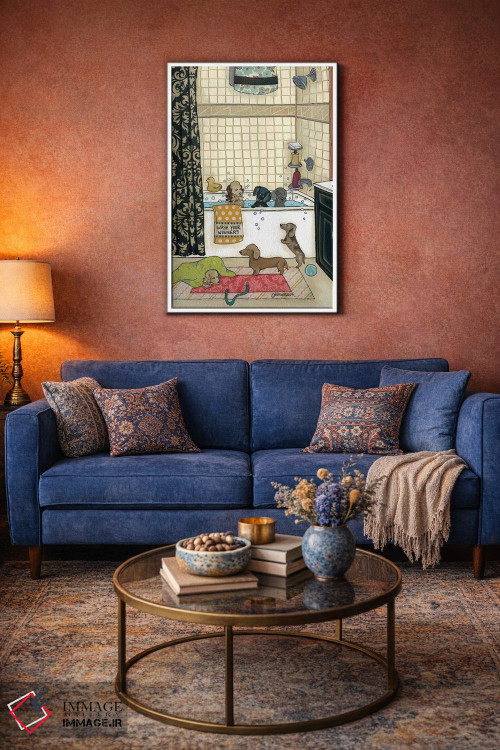 تابلو دکوراتیو وینرهایت را بشوی اثر جیمی موراث - D3W