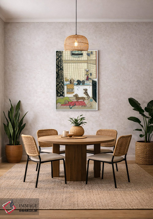 تابلو دکوراتیو وینرهایت را بشوی اثر جیمی موراث - D2W