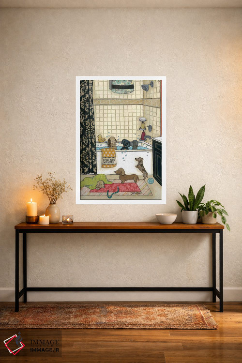 تابلو دکوراتیو وینرهایت را بشوی اثر جیمی موراث - D4W