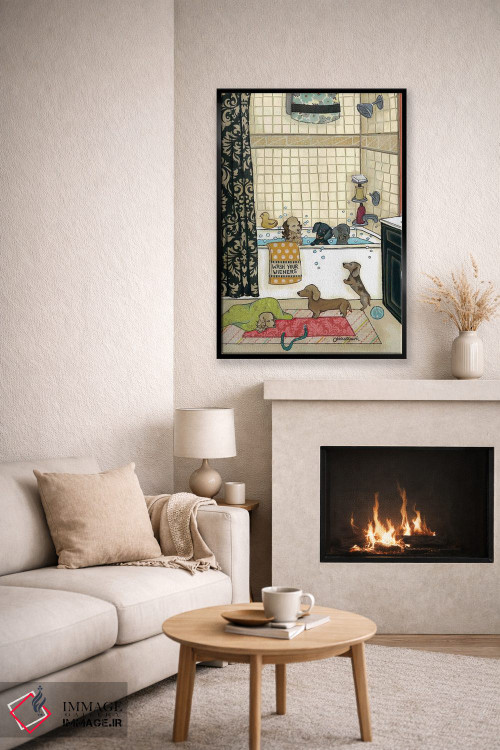 تابلو دکوراتیو وینرهایت را بشوی اثر جیمی موراث - D6B