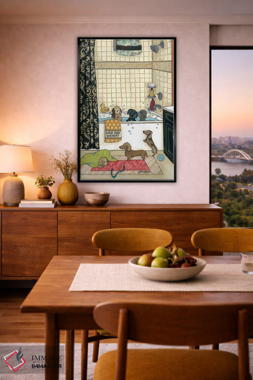 تابلو دکوراتیو وینرهایت را بشوی اثر جیمی موراث - D5B