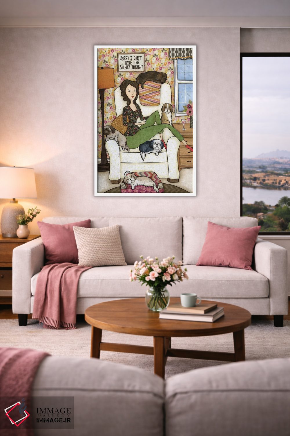 تابلو دکوراتیو شیهتز اثر جیمی موراث - D3W