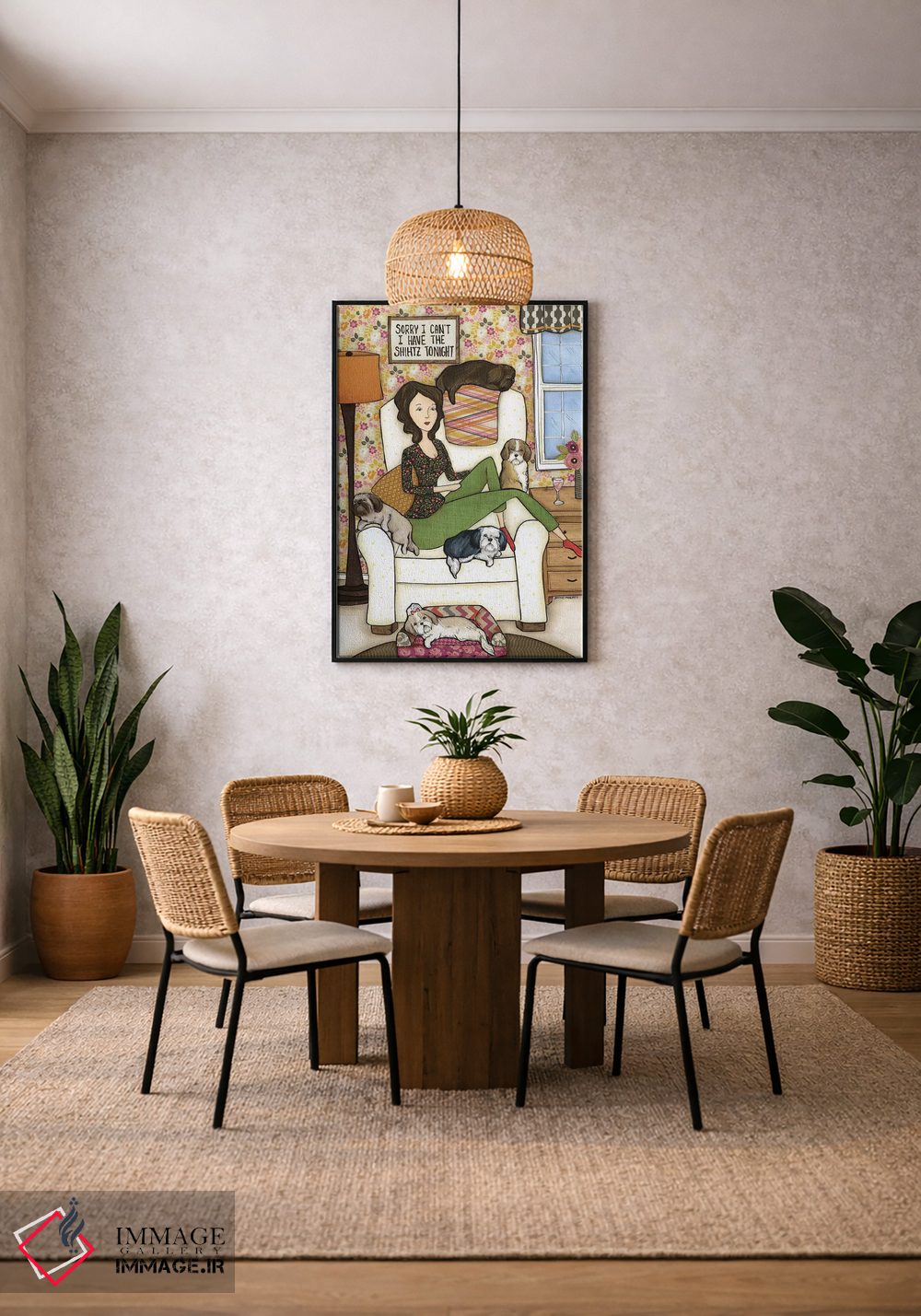 تابلو دکوراتیو شیهتز اثر جیمی موراث - D4B