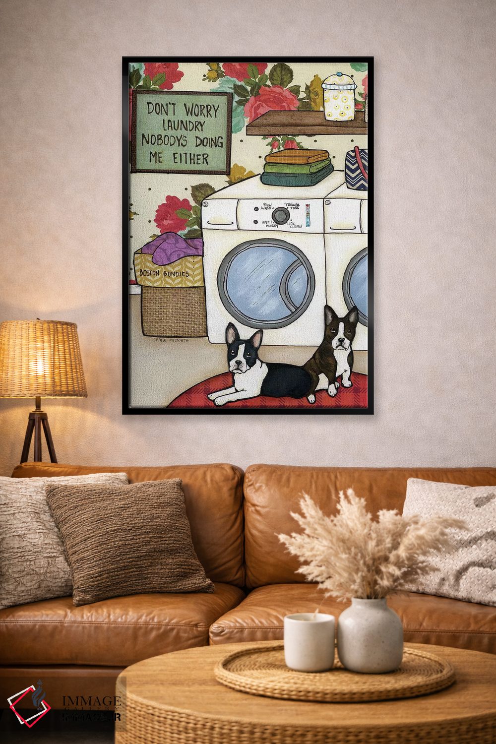 تابلو دکوراتیو بقچه های بوستون اثر جیمی موراث - D4B