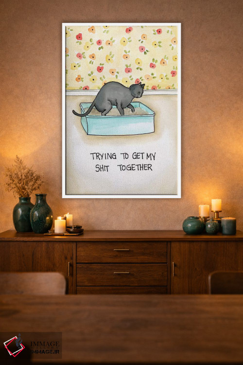 تابلو دکوراتیو جمع کن خودتو اثر جیمی موراث - D1W