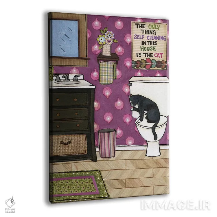 تابلو دکوراتیو خودتمیزشونده اثر جیمی موراث - نمای پرسپکتیو محصول