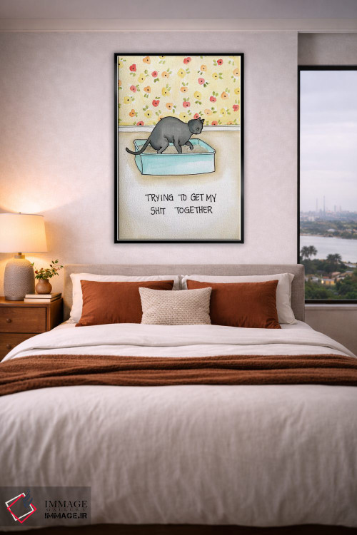 تابلو دکوراتیو جمع کن خودتو اثر جیمی موراث - D5B