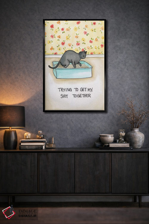 تابلو دکوراتیو جمع کن خودتو اثر جیمی موراث - D2B