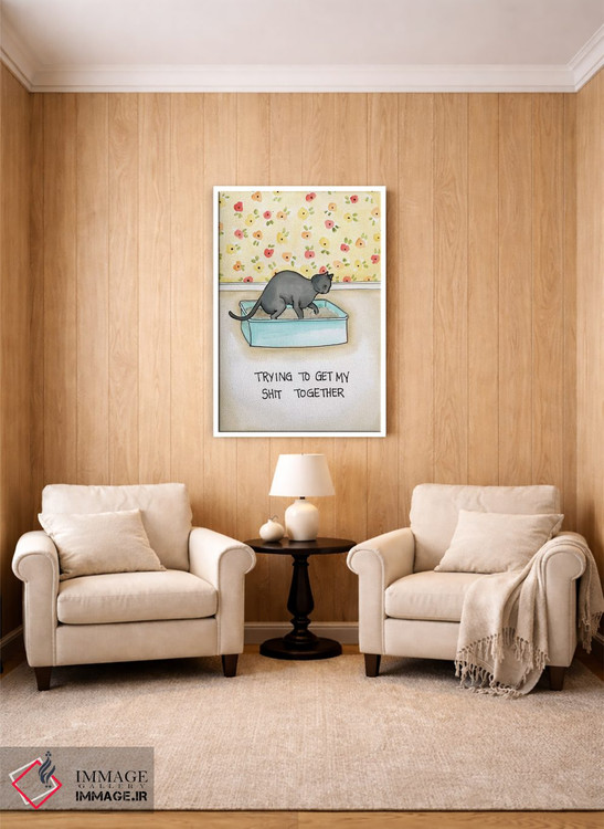 تابلو دکوراتیو جمع کن خودتو اثر جیمی موراث - D3W