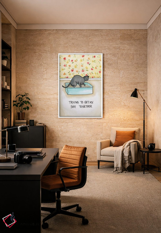 تابلو دکوراتیو جمع کن خودتو اثر جیمی موراث - D6W