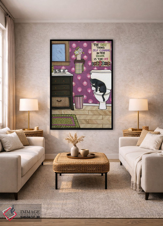 تابلو دکوراتیو خودتمیزشونده اثر جیمی موراث - D1B