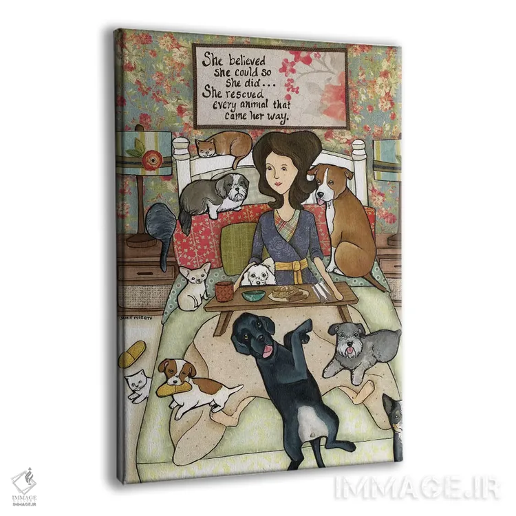 تابلو دکوراتیو او باور داشت اثر جیمی موراث - نمای پرسپکتیو محصول