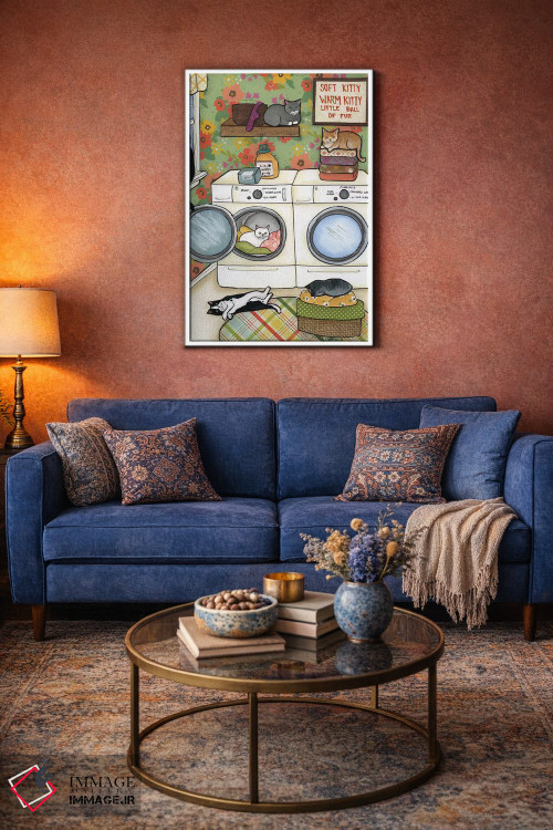 تابلو دکوراتیو توپ کوچکی از پشم و مو اثر جیمی موراث - D3W