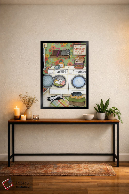 تابلو دکوراتیو توپ کوچکی از پشم و مو اثر جیمی موراث - D4B