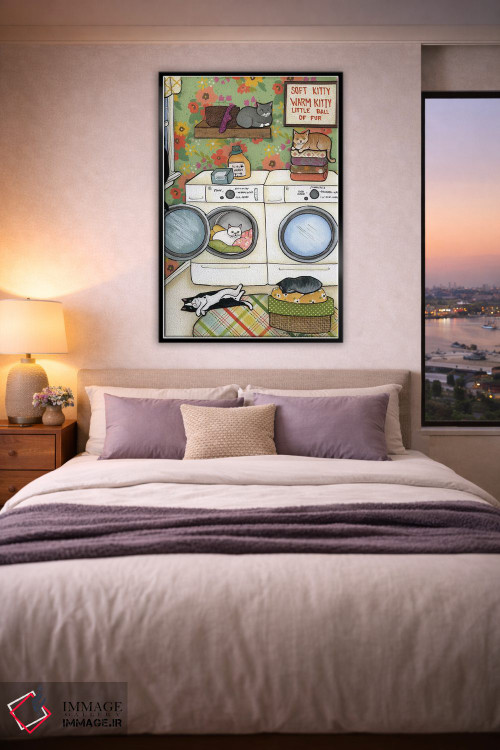 تابلو دکوراتیو توپ کوچکی از پشم و مو اثر جیمی موراث - D5B