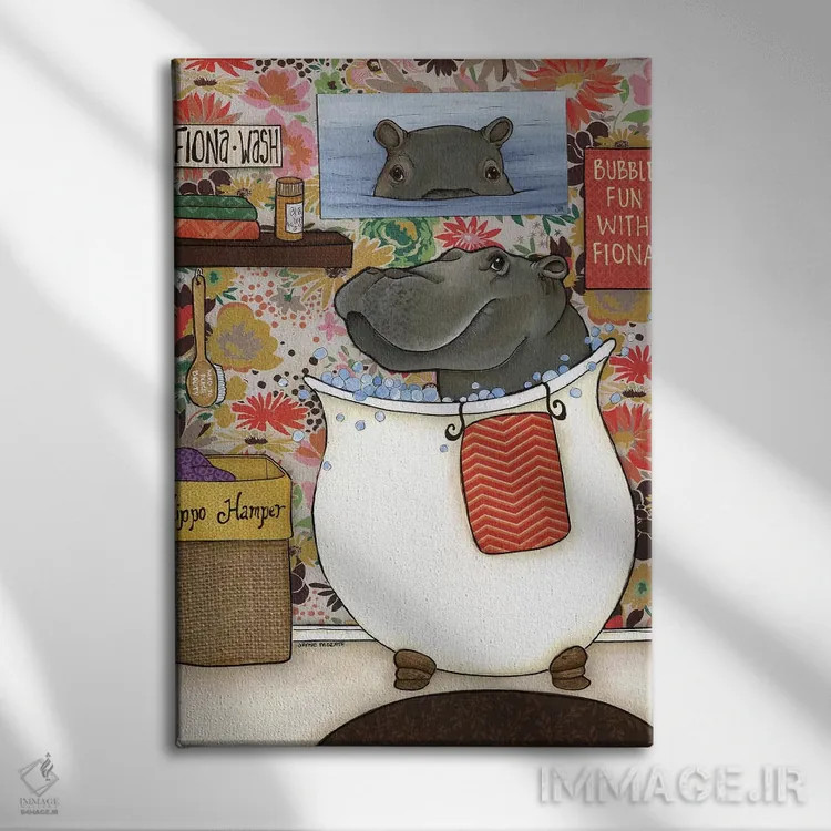 تابلو دکوراتیو فیونا اثر جیمی موراث - نمای روبهرو روی دیوار