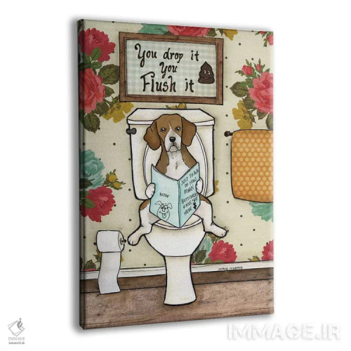 تابلو دکوراتیو سیفون رو بکش اثر جیمی موراث - نمای پرسپکتیو محصول