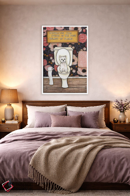 تابلو دکوراتیو الهام ممکن است ناگهانی بیاید اثر جیمی موراث - D3W