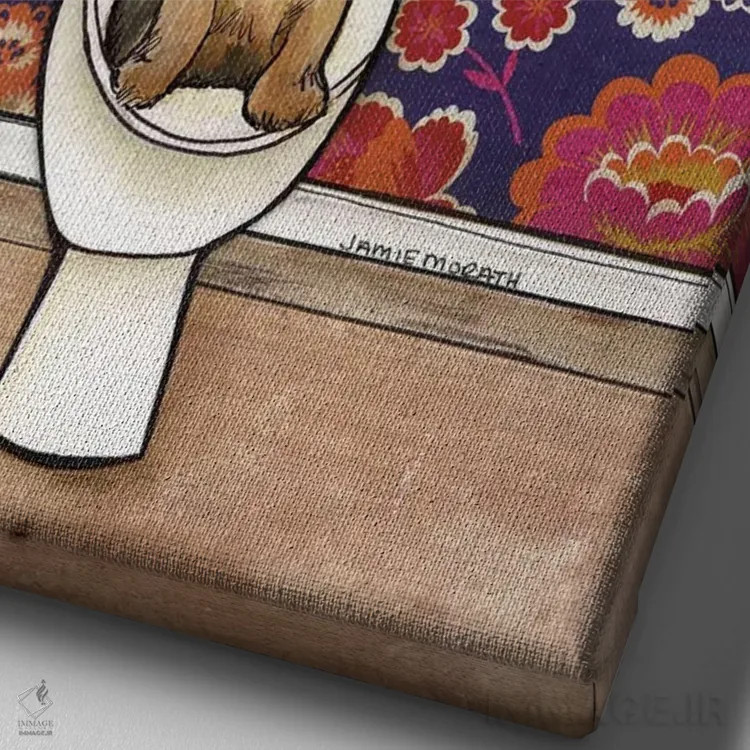 تابلو دکوراتیو رویای بزرگ اثر جیمی موراث - نمای نزدیک بافت بوم