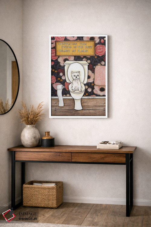 تابلو دکوراتیو الهام ممکن است ناگهانی بیاید اثر جیمی موراث - D4W