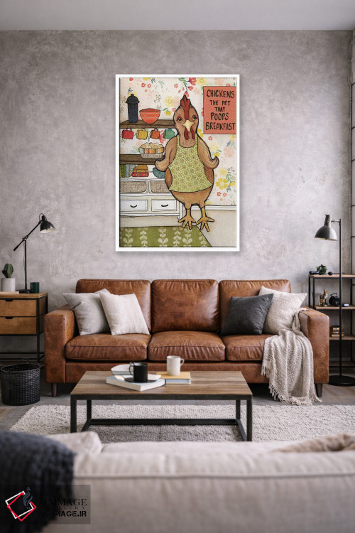 تابلو دکوراتیو فضله مرغ اثر جیمی موراث - D1W