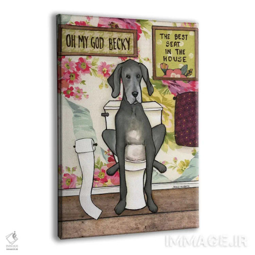 تابلو دکوراتیو وای خدای من بکی اثر جیمی موراث - نمای پرسپکتیو محصول