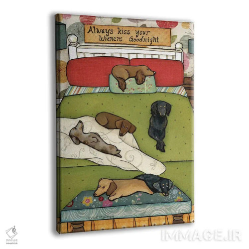 تابلو دکوراتیو همیشه ببوس اثر جیمی موراث - نمای پرسپکتیو محصول