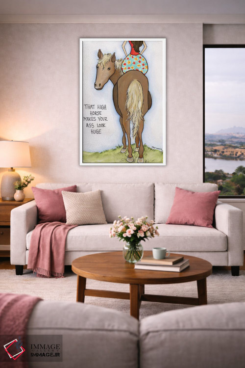 تابلو دکوراتیو اسب مغرور اثر جیمی موراث - D3W