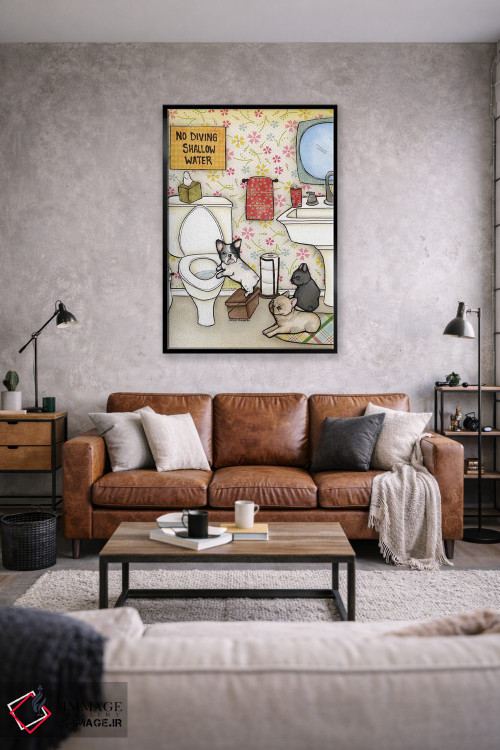 تابلو دکوراتیو شیرجه ممنوع اثر جیمی موراث - D1B