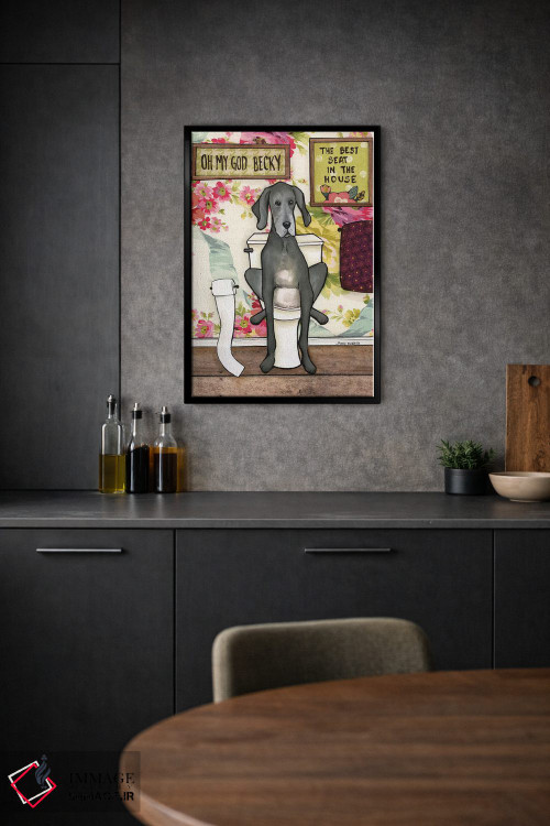 تابلو دکوراتیو وای خدای من بکی اثر جیمی موراث - D2B