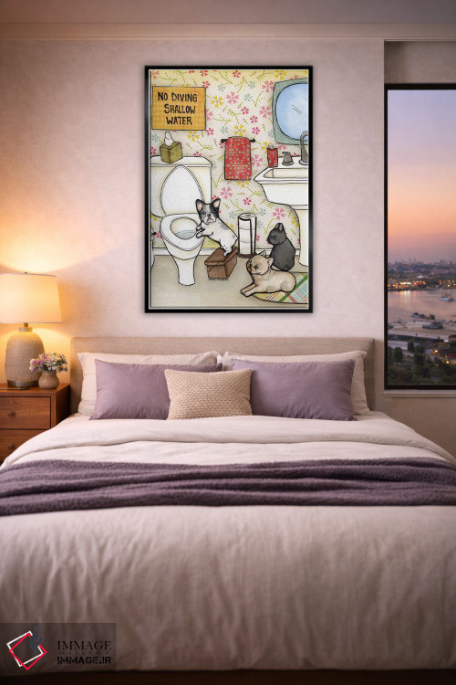 تابلو دکوراتیو شیرجه ممنوع اثر جیمی موراث - D4B