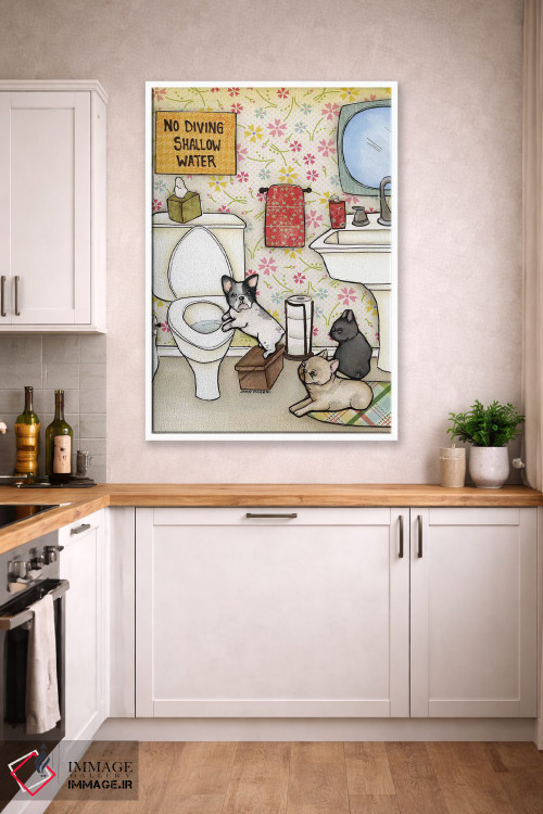 تابلو دکوراتیو شیرجه ممنوع اثر جیمی موراث - D3W