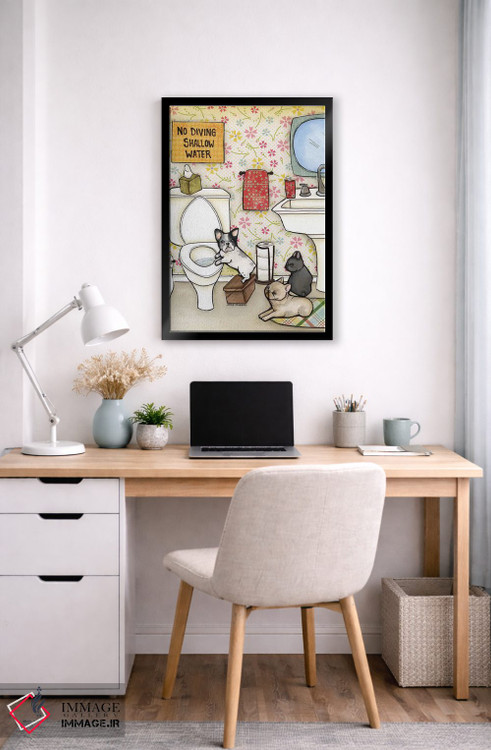 تابلو دکوراتیو شیرجه ممنوع اثر جیمی موراث - D5B