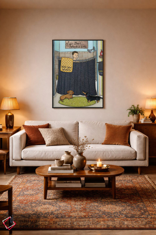 تابلو دکوراتیو کمی بخند اثر جیمی موراث - D3B